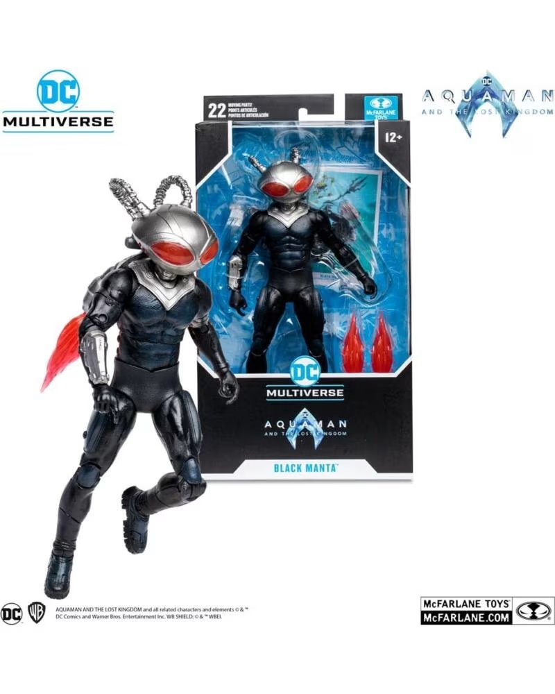 MCFARLANE TOYS Figura dc aquaman 2 movie 7in - black manta