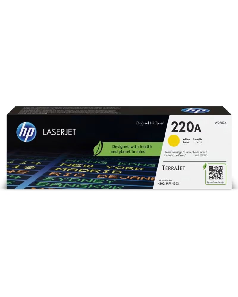 HP Toner 220a w2202a amarillo