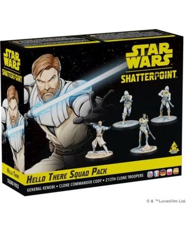 ASMODEE Juego de mesa star wars shatterpoint hello there general obi - wan kenobi squad pack