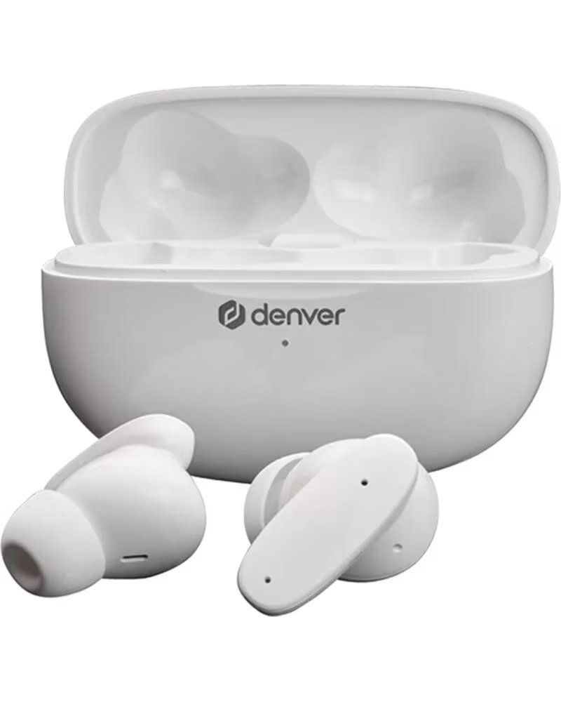 DENVER Auricular bluetooth twe - 49enc - blanco