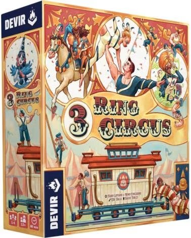 DEVIR Juego de mesa 3 ring circus