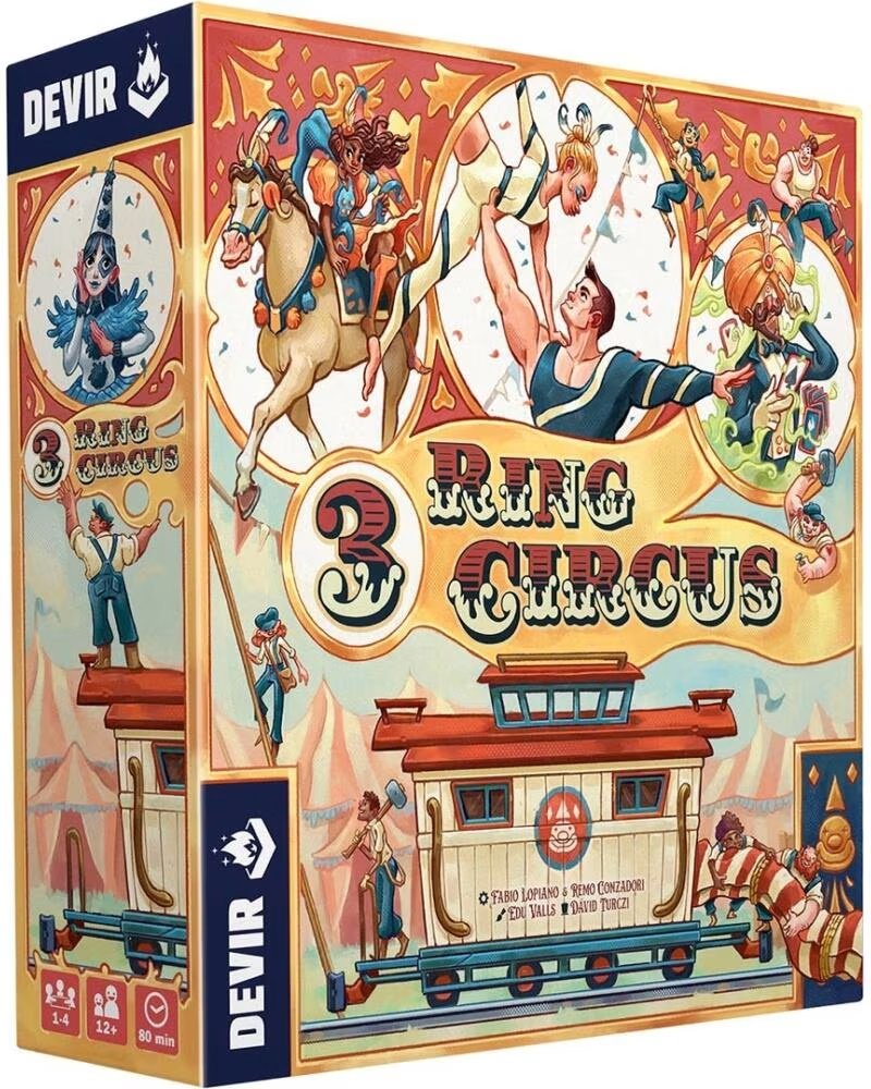 DEVIR Juego de mesa 3 ring circus