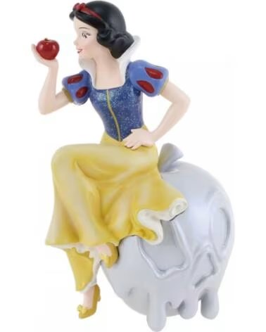 ENESCO Figura decorativa disney 100 blancanieves con manzana