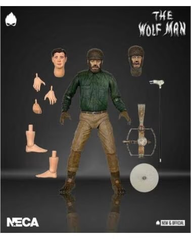 NECA Figura universal monster scale action ultimate wolf