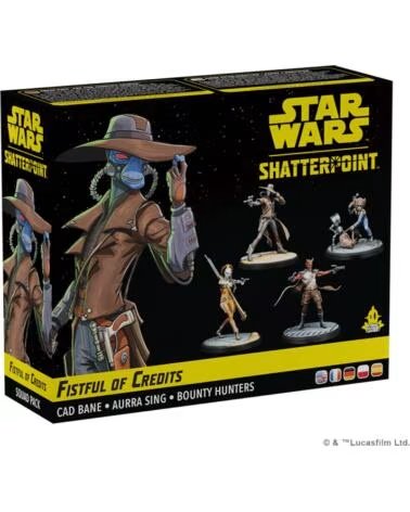 ASMODEE Juego de mesa star wars shatterpoint fistful of credits cad bane squad pack edad recomendada 14 anos