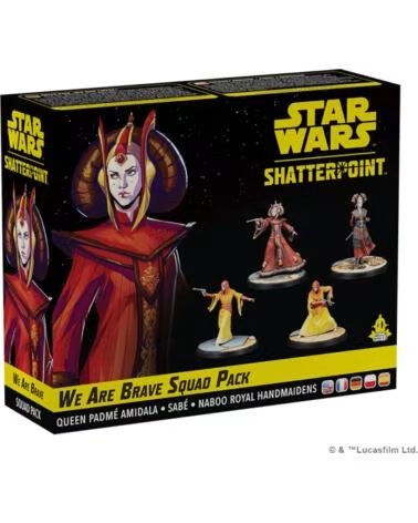 ASMODEE Juego de mesa star wars shatterpoint we are brave squad pack edad recomendada 14 anos