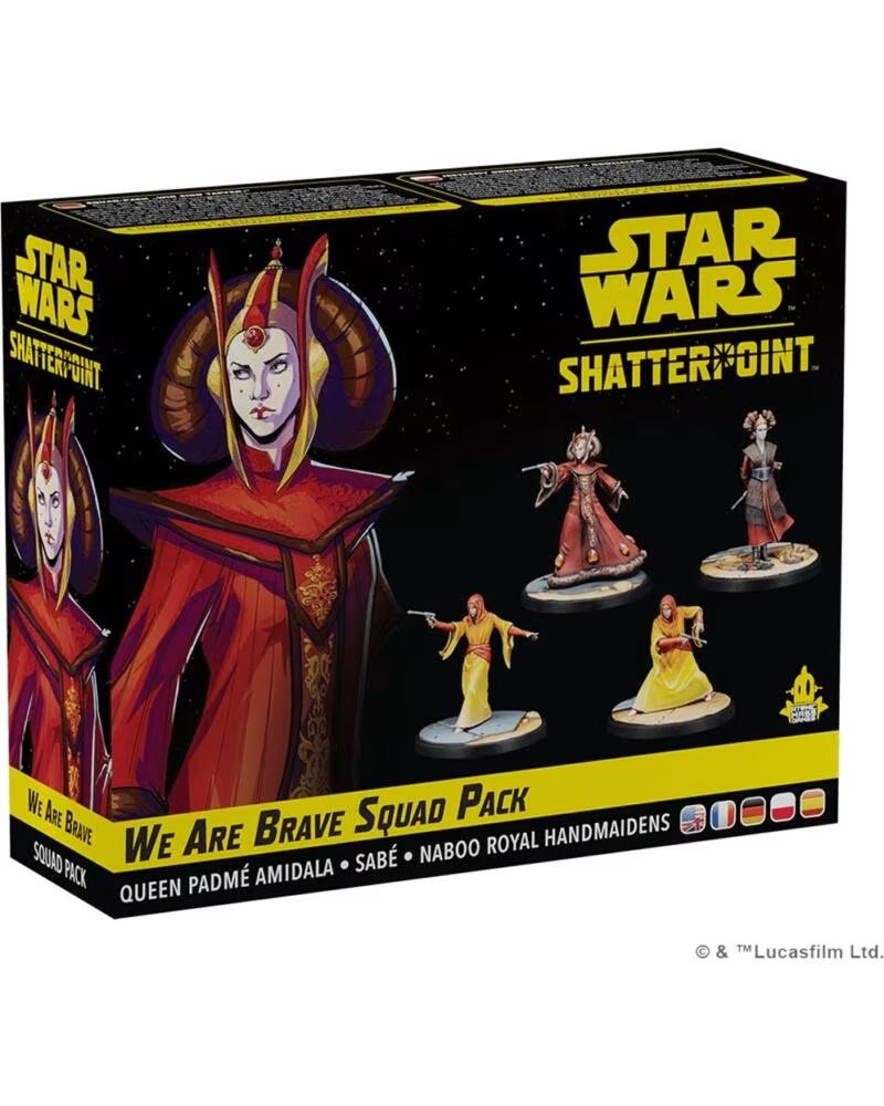 ASMODEE Juego de mesa star wars shatterpoint we are brave squad pack edad recomendada 14 anos