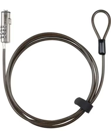 TOOQ Cable seguridad tipo nano con combinacion para portatil 1 5m