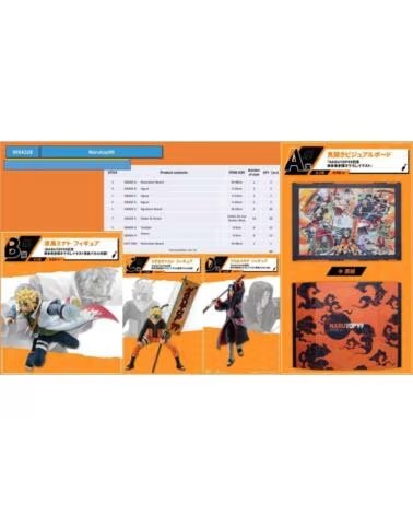ICHIBAN KUJI banpresto naruto top 99 lote 80 articulos