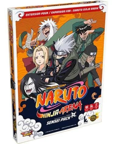 ASMODEE Juego de mesa naruto ninja arena sensei pack edad recomendada 10 anos ingles