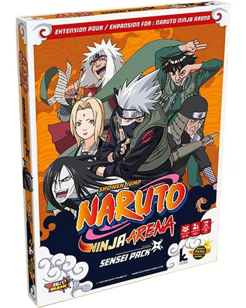 ASMODEE Juego de mesa naruto ninja arena sensei pack edad recomendada 10 anos ingles