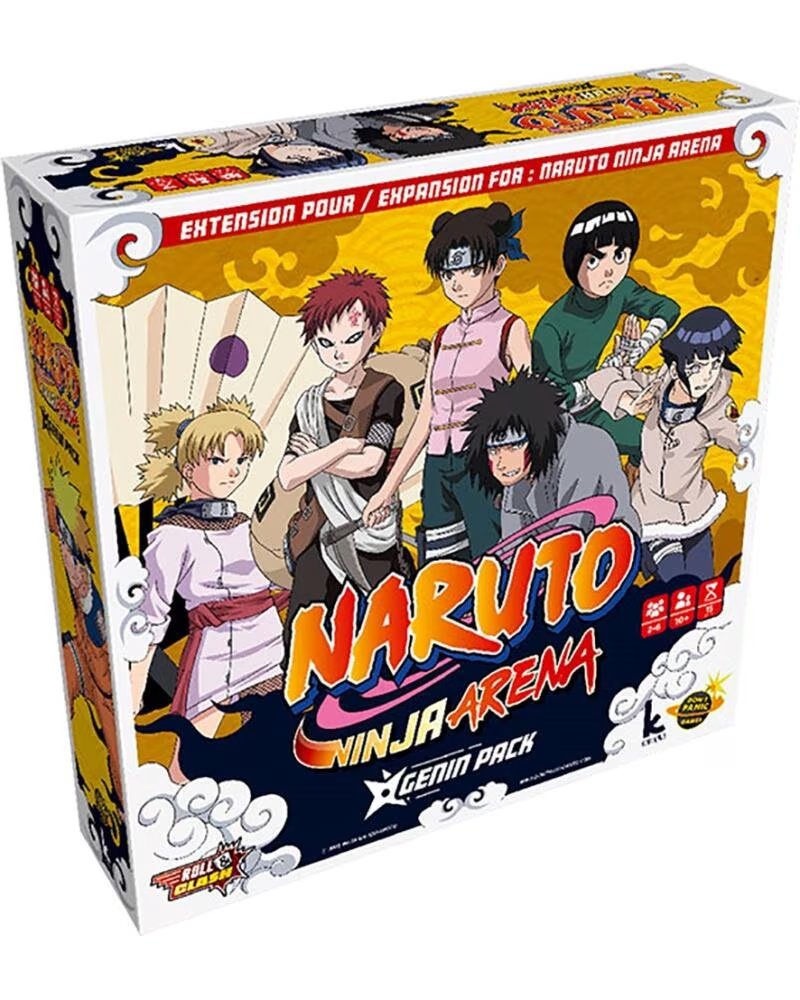ASMODEE Juego de mesa naruto ninja arena genin pack edad recomendada 10 anos ingles