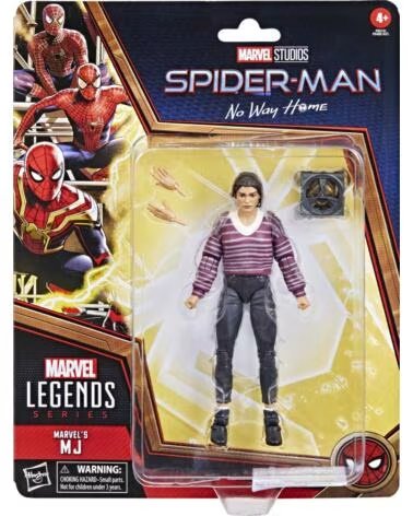 HASBRO Figura marvel legends series spider - man no way home mj