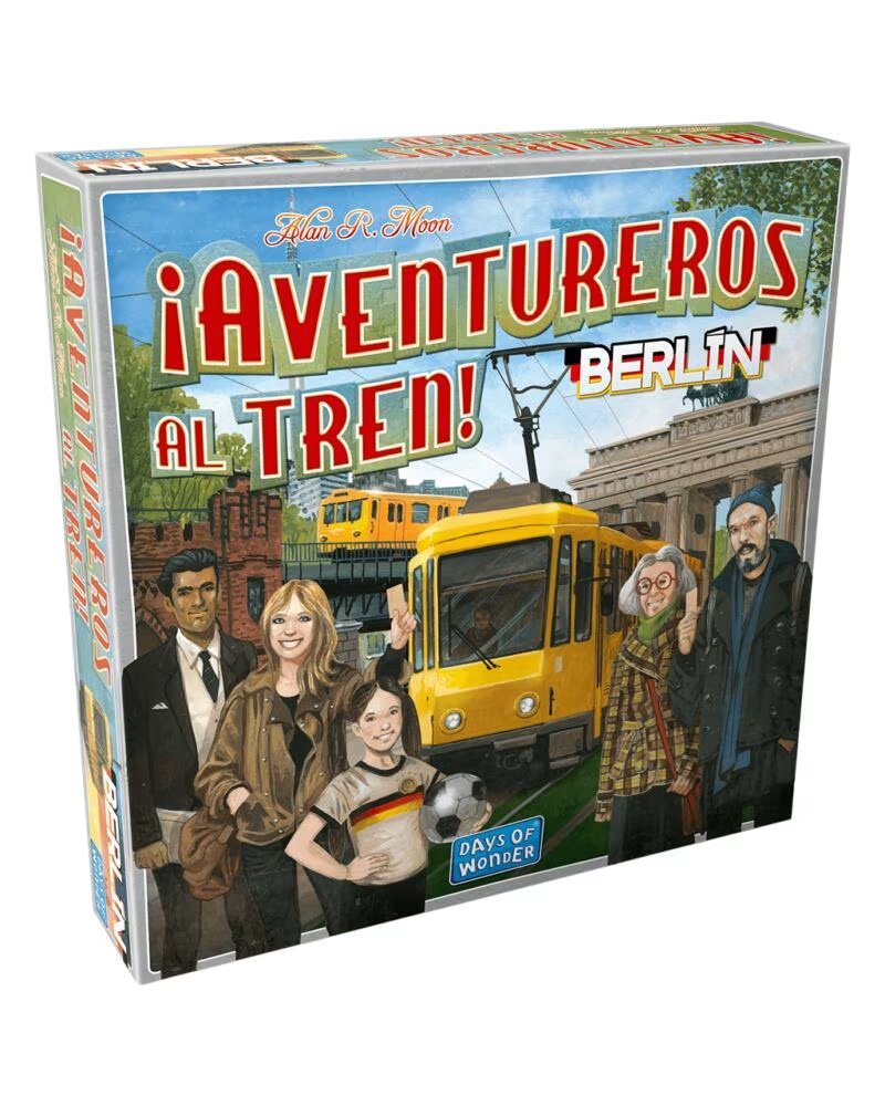 ASMODEE Juego de mesa aventureros al tren berlin pegi 8