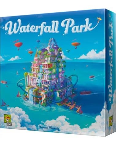 ASMODEE Juego de mesa waterfall park edad recomendada 10 anos