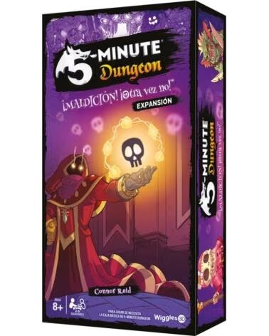 ASMODEE Juego de mesa 5 minute dungeon maldicion otra vez no edad recomendada 8 anos
