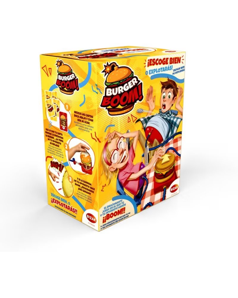 BIZAK Juego de mesa burger boom