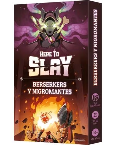 ASMODEE Juego de mesa here to slay expansion berserkers y nigromantes edad recomendada 10 anos
