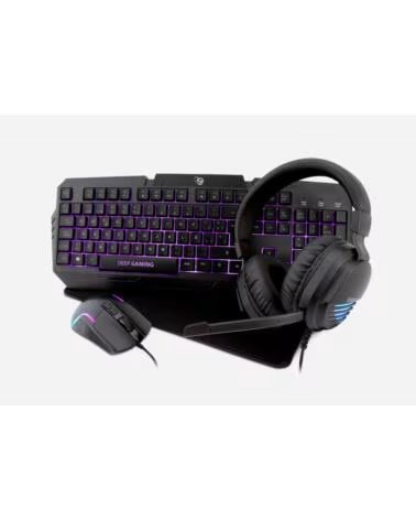 COOLBOX Kit teclado raton auriculares alfombrilla gaming x - wing 2