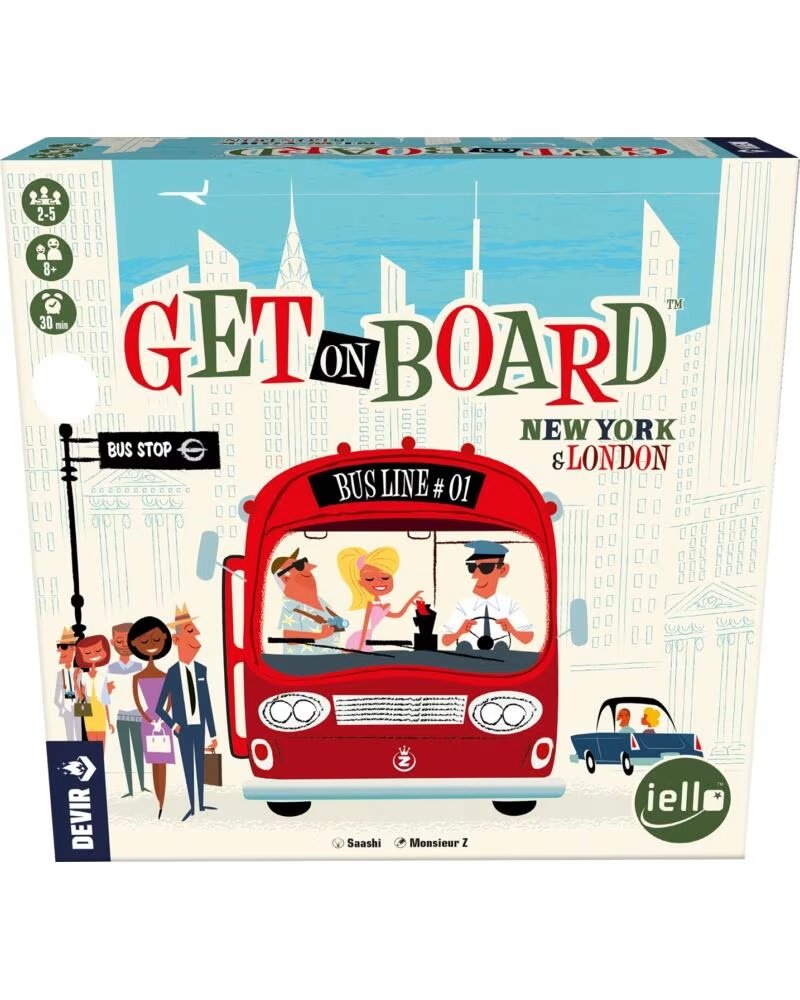 DEVIR Juego de mesa get on board new york london
