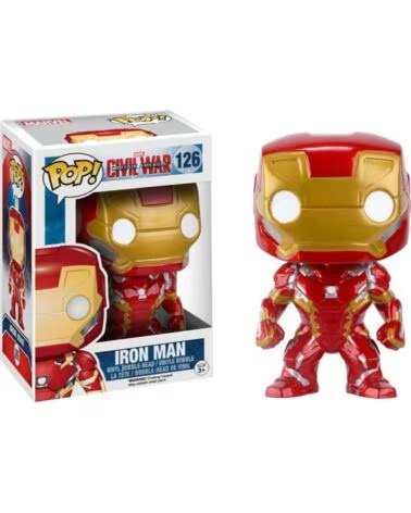 FUNKO pop marvel capitan america civil war iron man 7224