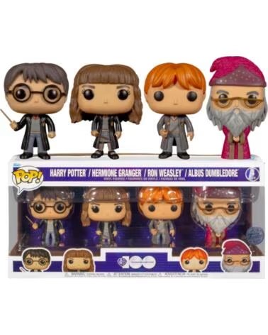FUNKO pop harry potter pack 4 figuras harry hermione dumbledore ron