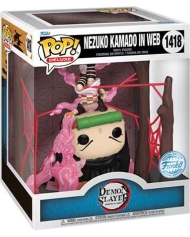 FUNKO pop animacion demon slayer kimetsu no yaiba nezuko kamado en una red