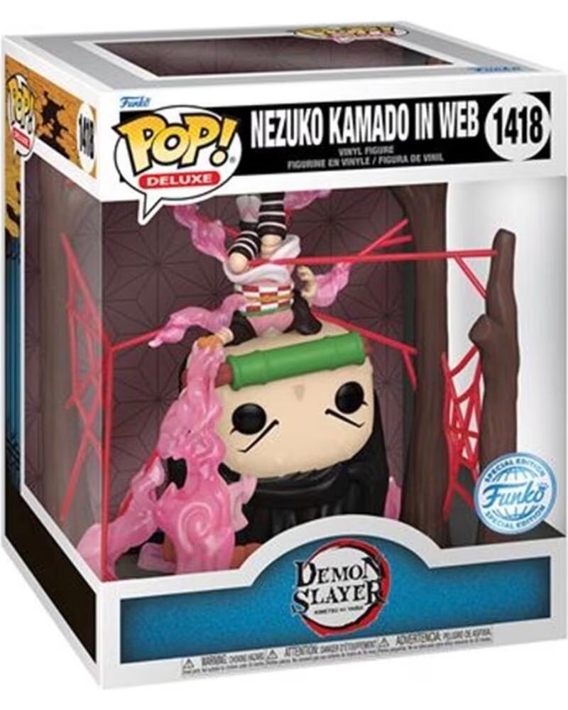 FUNKO pop animacion demon slayer kimetsu no yaiba nezuko kamado en una red