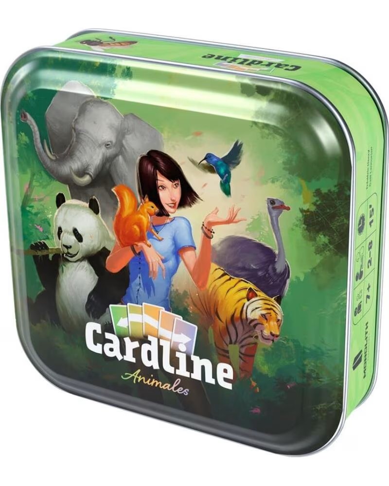 ASMODEE Juego de mesa cardline animales edad recomendada 7 anos