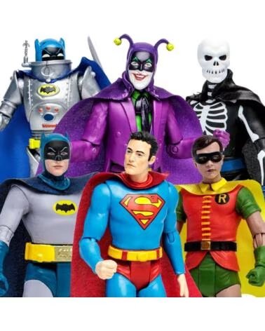 MCFARLANE TOYS Figura mcfarlane dc retro batman 66 wave 88 1 unidad aleatoria