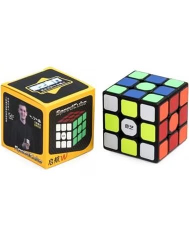 QIYI Cubo de rubik sail 3x3 w negro