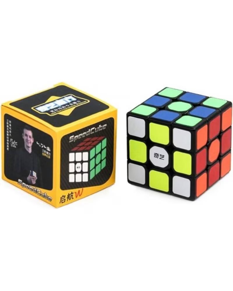 QIYI Cubo de rubik sail 3x3 w negro