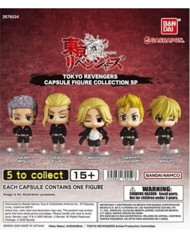 BANDAI Lote gashapon 30 articulos tokyo revengers capsule figure collection sp