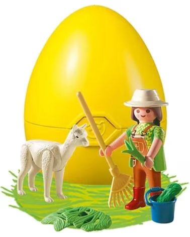 PLAYMOBIL cuidadora con alpaca