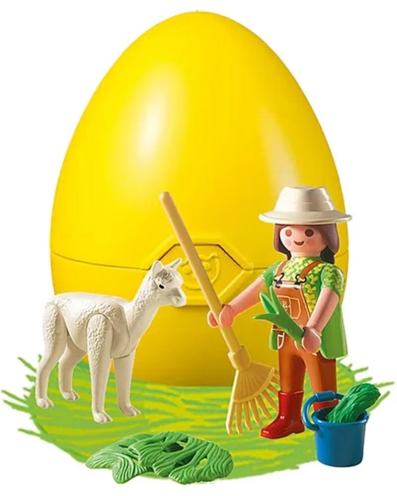 PLAYMOBIL cuidadora con alpaca