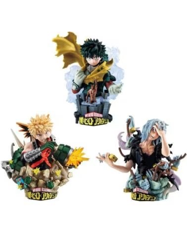 MEGAHOUSE Pack 3 figuras petitrama ex series 3 my hero academia type - decision
