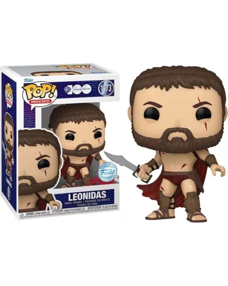 FUNKO pop cine warner bross 100 aniversario 300 leonidas batalla 1473 exclusivo