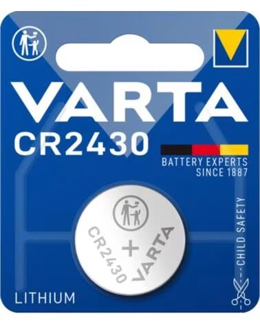 VARTA Blister pilas litio boton 3v cr2430