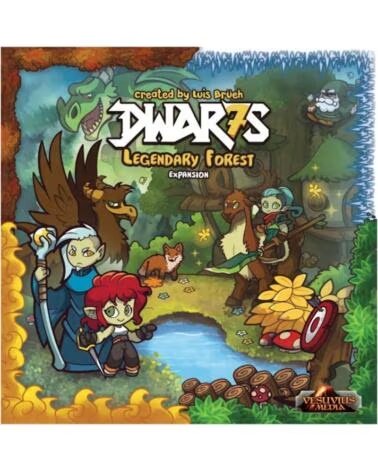 ASMODEE Juego de mesa dwar7s bosque legendario expansion edad recomendada 13 anos idioma ingles