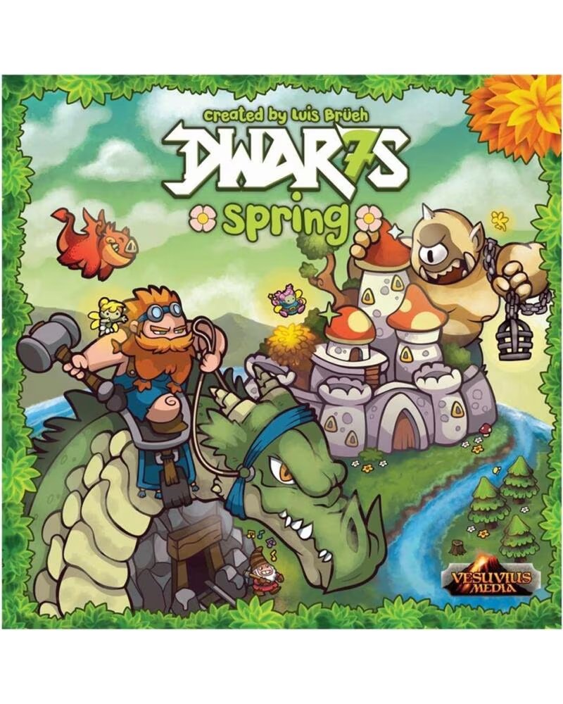 ASMODEE Juego de mesa dwar7s muelle de dwar7s edad recomendada 13 anos idioma ingles