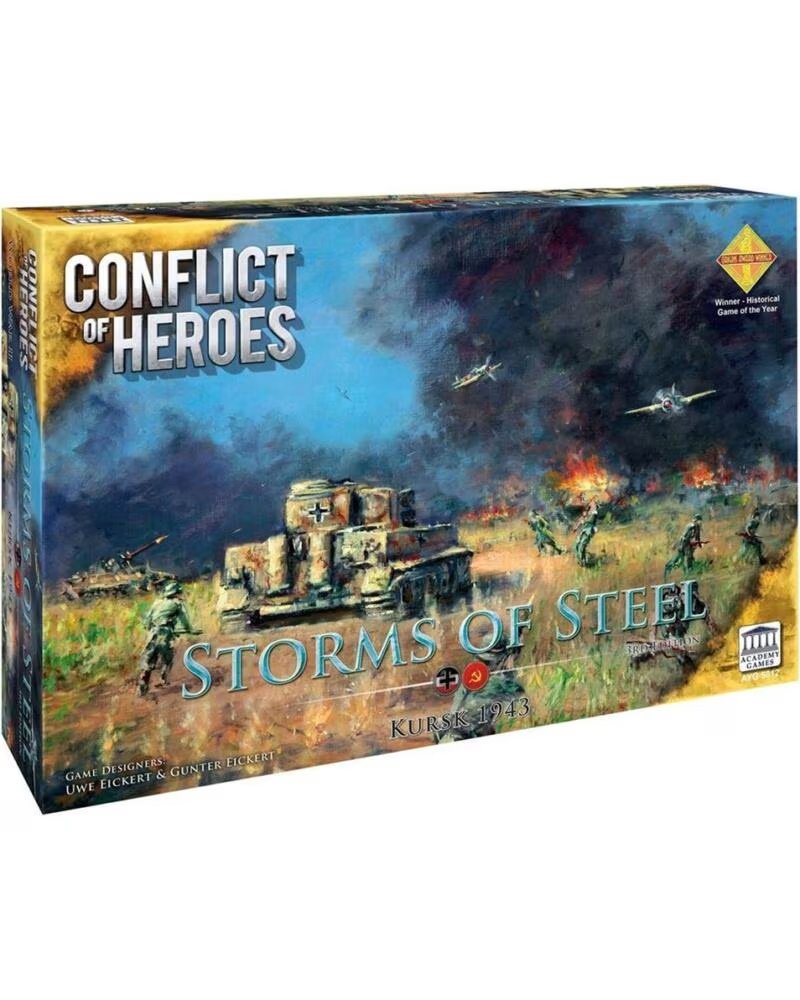 ASMODEE Juego de mesa conflict of heroes storms of steel 3a edicion edad recomendada 14 anos idioma ingles