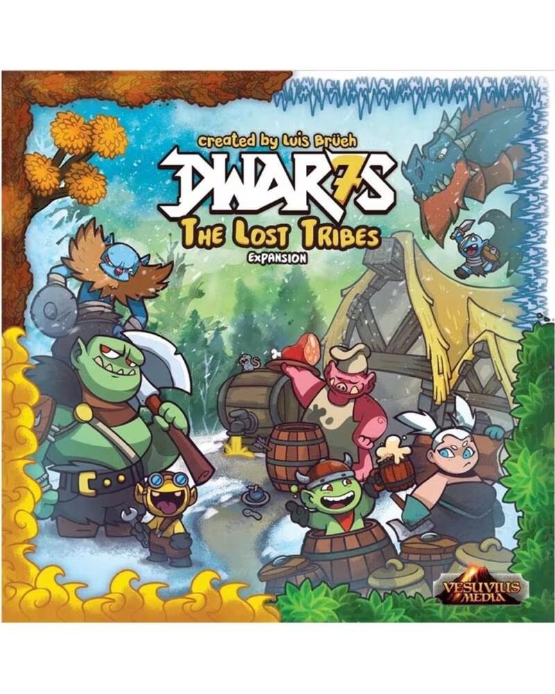 ASMODEE Juego de mesa dwar7s tribus perdidas expansion edad recomendada 13 anos idioma ingles