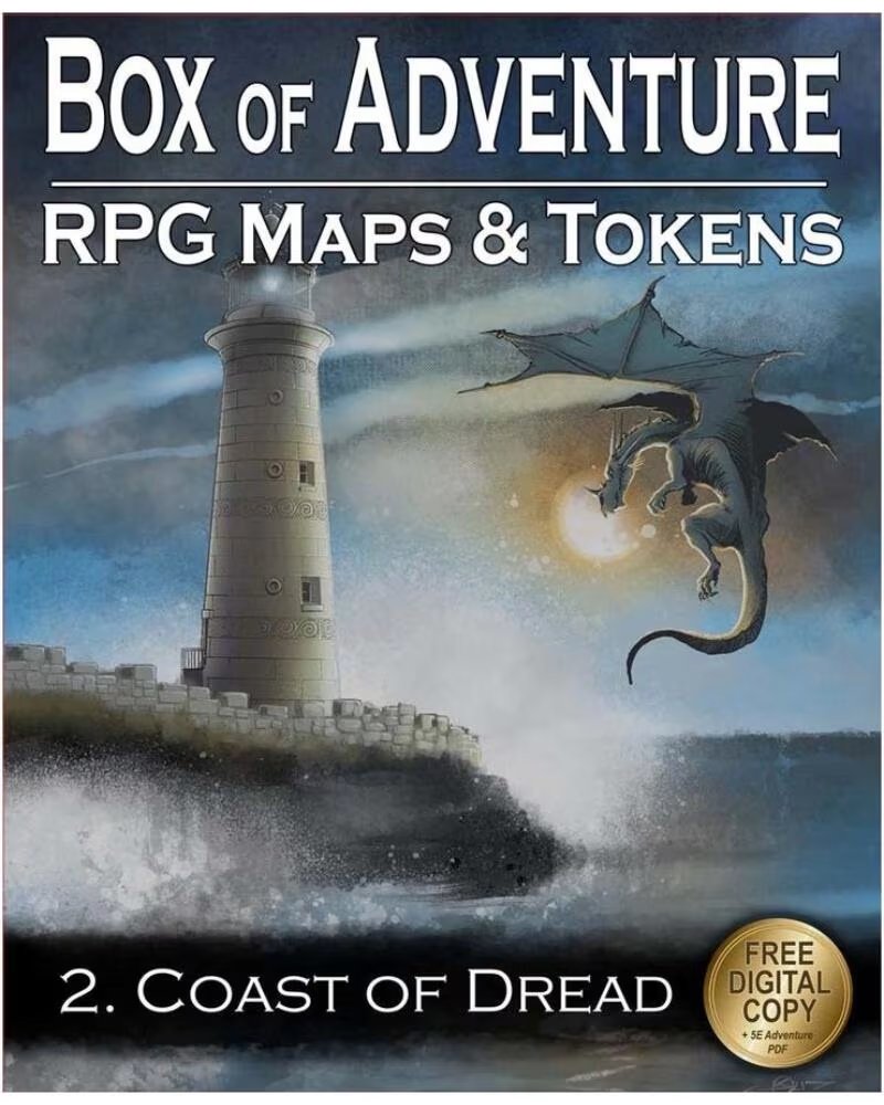ASMODEE Caja de aventura costa del pavor edad recomendada 14 anos idioma ingles