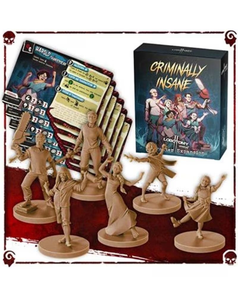 ASMODEE Juego de mesa lobotomy 2 criminally insane ward edad recomendada 14 anos idioma ingles
