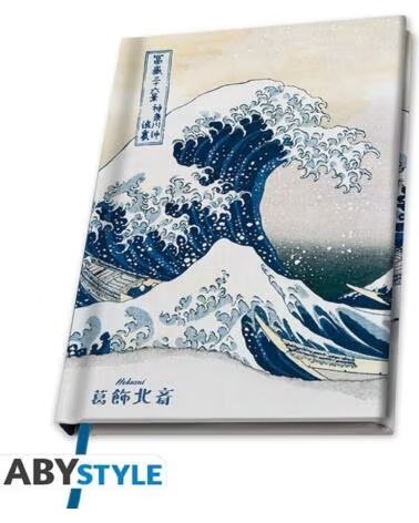 ABYSTYLE Cuaderno de notas a5 hokusai la gran ola