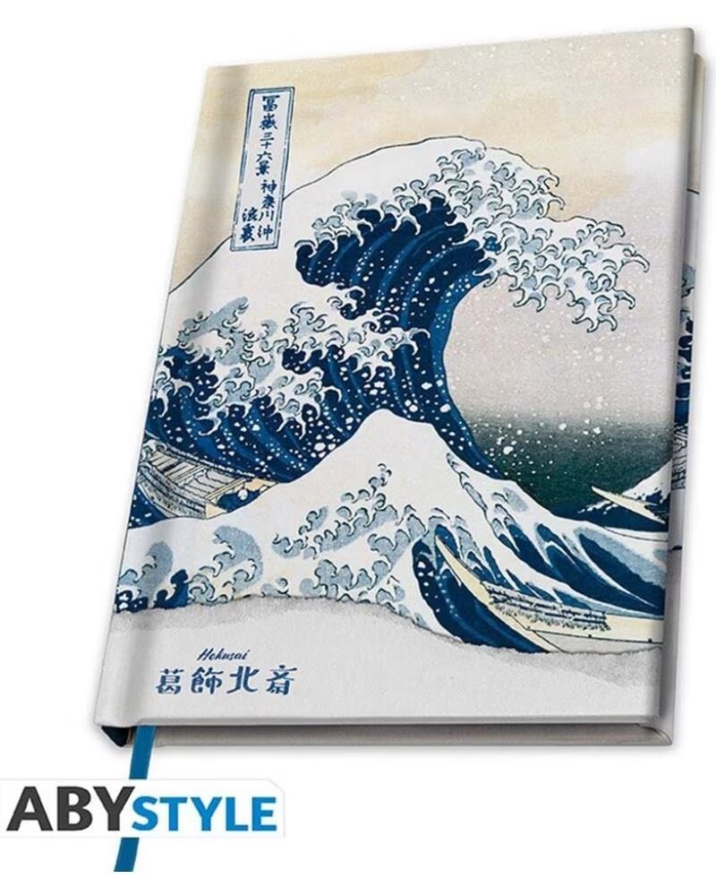 ABYSTYLE Cuaderno de notas a5 hokusai la gran ola