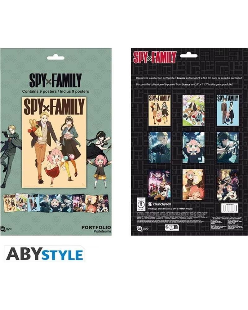 ABYSTYLE Portfolio 9 posters spy x family