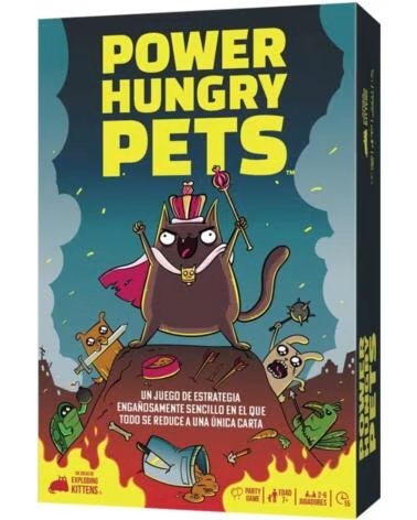 ASMODEE Juego de mesa power hungry pets edad recomendada 7 anos