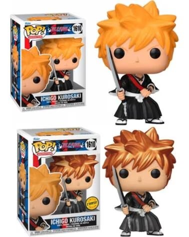 FUNKO pop animacion bleach ichigo con opcion chase metalica 75508