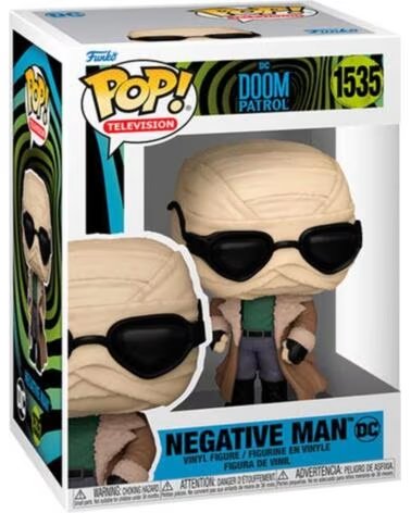FUNKO pop dc comics doom patrol larry trainor negative man 75895